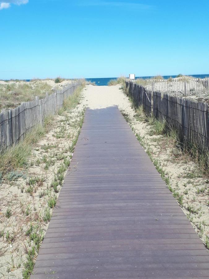 Appart Mezzanine Vue Mer Et Plage, Parking Wifi Tv Le Barcarès Exterior foto